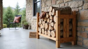 building a firewood rack
