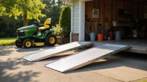installing steel loading ramps