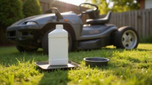 lawn mower oil change