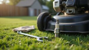 lawn mower spark plug removal