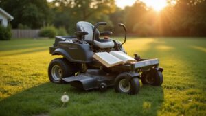 operating a zero turn mower
