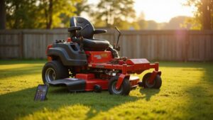 operating a zero turn mower