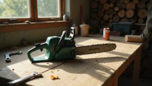 proper chainsaw chain tension