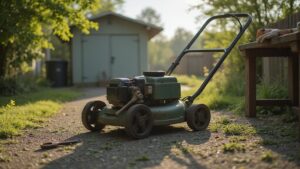 replacing lawn mower blades
