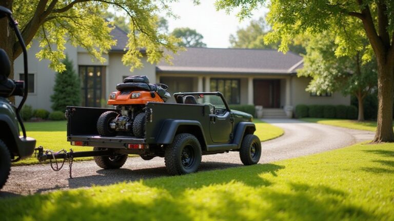 top lawn mower trailers